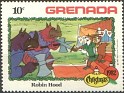 Grenada - 1982 - Walt Disney - 10 ¢ - Multicolor - Walt Disney, Robin Hood, Grenada - Scott 1133 - Robin Hood - 0